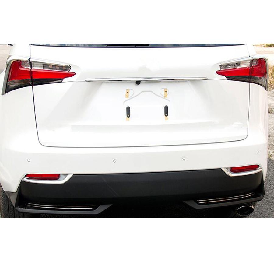 YAQUICKA Chrome ABS Авто Задний противотуманный фонарь Рамка лампы Накладка Стайлинг для Lexus NX NX200 300h 2015 2016