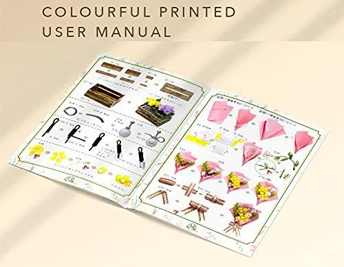 (t-FREAK) 1:32 Dollhouse Set of 4, Handmade Kit Set Miniature, Happiness Series (Set of 4)