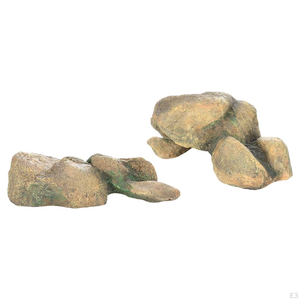 Artificial Decorative Stone, Resin Miniatures, for Garden, Backyard, Aquarium, Outdoor