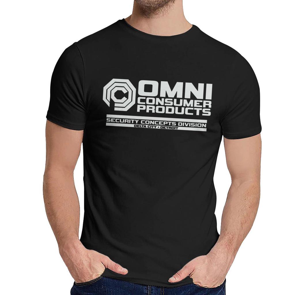 Round Collar Science Fiction Film Robocop Ocp Omnicorp Security Concepts T Shirt Popular Man Pure Cotton