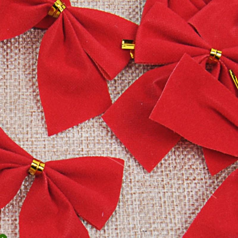 Рождественские банты 12шт. Практичные красивые рождественские акценты для украшения дома