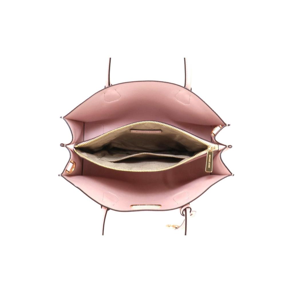 Новая сумка через плечо MICHAEL KORS из спилковой кожи, большая женская сумка-тоут, нежно-розовая 35T2GM9S3L-648