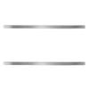2Pcs Premium Stainless Steel Pan Divider Bars 7.09 Inch Robust Food Service Shelf Dividers Metal Divider Rods for Catering
