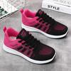 Модные женские кроссовки Модные повседневные туфли на плоской подошве Кроссовки для бега Легкие клиновидные сетчатые дышащие кроссовки Удобная мягкая вулканизированная обувь