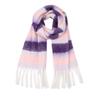 Winter Female Lattice Imitation Cashmere Scarf for Women Thick Warm Pashmina Bufanda Shawl Rainbow Tassel Echarpe Poncho Stoles