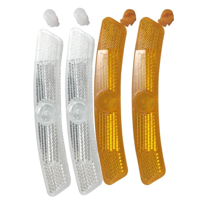 8 шт. Водонепроницаемые Велосипеды Предупреждающие Светоотражатели Безопасности Светоотражатели Спиц Колес Велосипедов