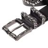 [Artemis Classic] ArtemisClassic Трехцилиндровый Ремень с заклепками ac-acbt0012 Рок Мужской Повседневный Большой Размер Мужской Ремень