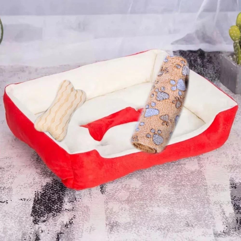 Теплое гнездо-лежанка для домашних животных для маленьких, средних и крупных собак, щенков и котят, кровать большого размера, машинная стирка, теплая, уютная, большая будка для собак