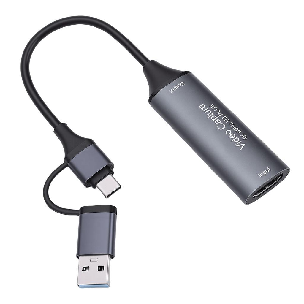 Карта захвата видео 4K HD в USB C и A с низкой задержкой USB 3.0 для стриминга, конференций, обучения