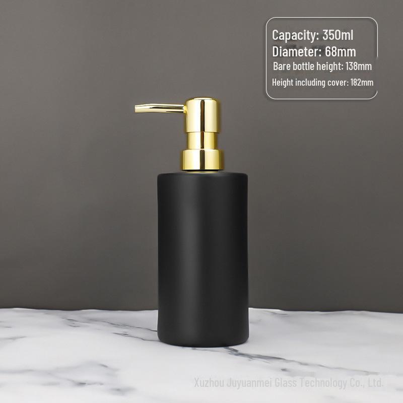 Стеклянный флакон для лосьона и мыла в скандинавском стиле для дома, дезинфицирующее средство для рук и гель для душа в отеле