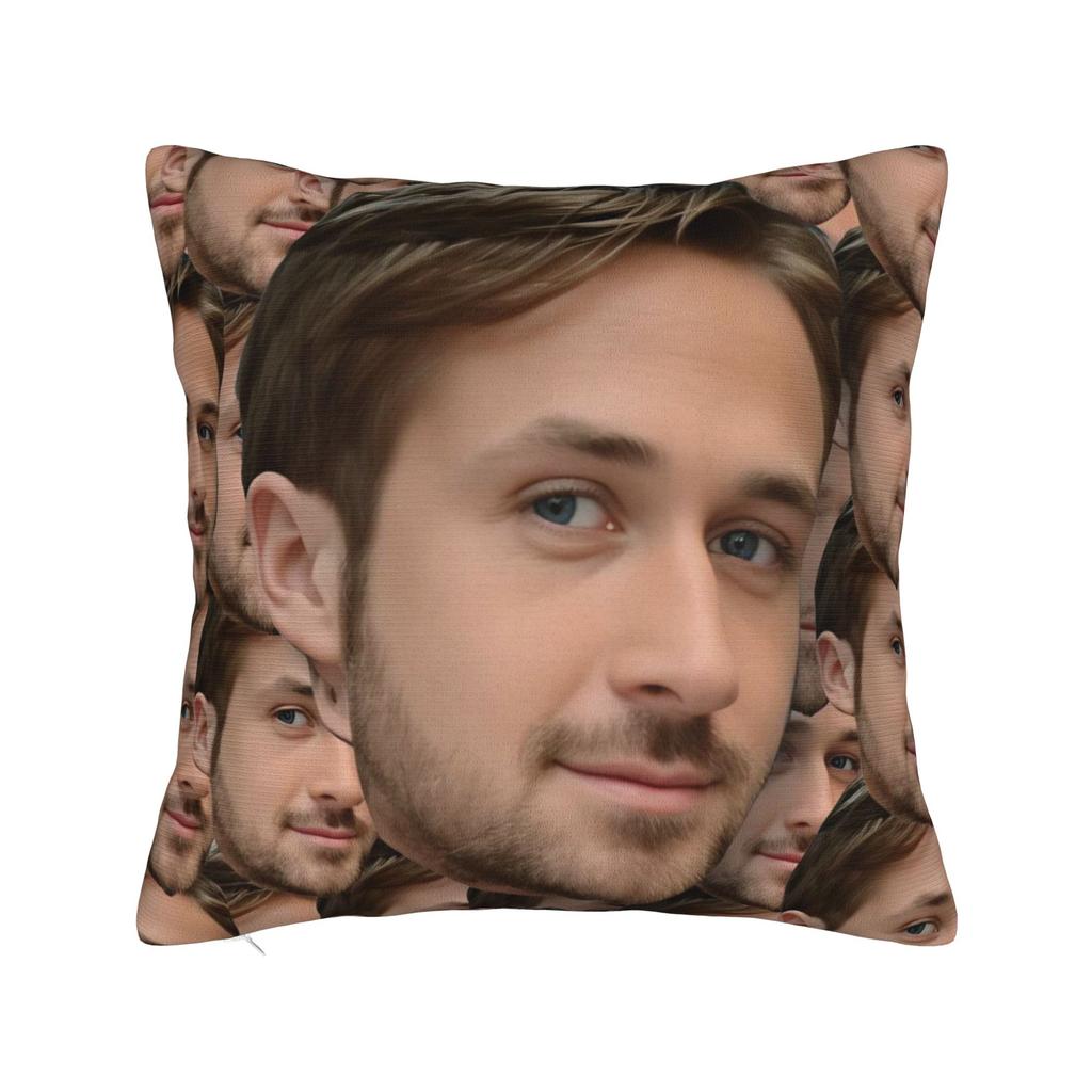 Ryan Gosling Collage Pillowcases Cute Funny Pillow Case For Office Car Home Decor Soft Pillow Cover