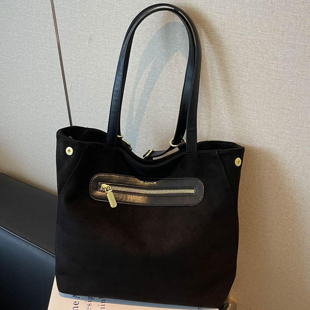 Ретро сумка большой вместимости женская 2025 новая трендовая модная плечевая сумка-тоут с дизайнерским чутьем, нишевый рюкзак для通勤