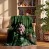 Billie eilish Custom Flannel Blankets Soft Warm Cozy Throws for Home Decor Holiday Gifts