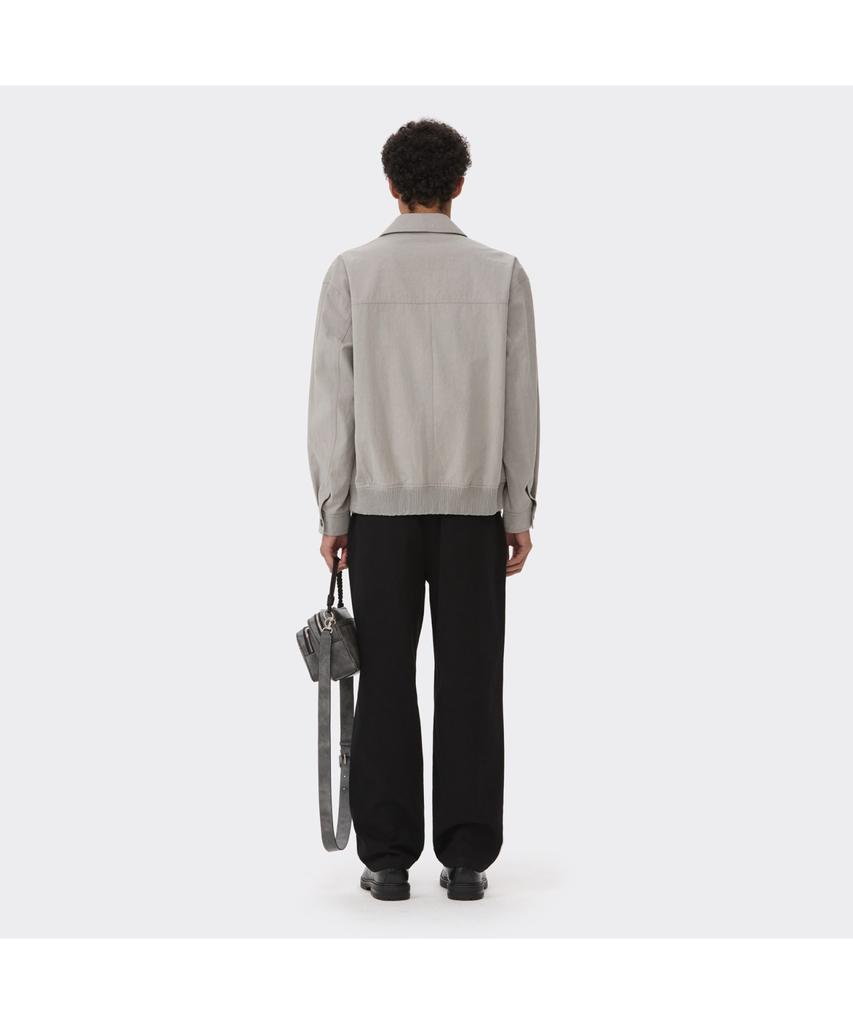 Keoseuuteommellou Black Straight Fit Cotton Pants Cwpas26111Bkx