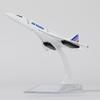 NUOTIE Concorde Air France Airplane Diecast Aircraft Model Metal Aircraft Model Display Model Collection or Gift 1/400 Model, Pre-Assembled Kit,