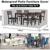 74L x 47W x 28H inches  Patio Furniture Covers Waterproof, Outdoor Furniture Covers Rip-proof for Patio
