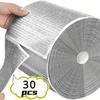 Microfiber Steel Wire Scrubbing Pads - Double-Sided, Reusable Soap Saver Pads for Kitchen, Non-Scratch