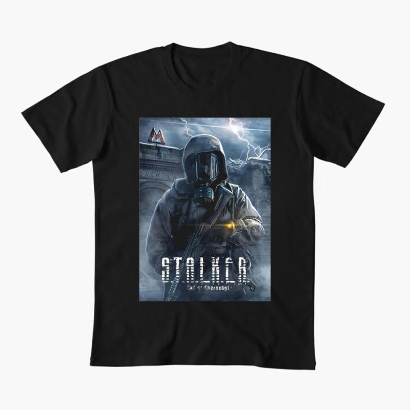 S.T.A.L.K.E.R Видеоигра Подарок футболка 0527 Сталкер Зона Ядерной Катастрофы Чернобыль Графический Clot
