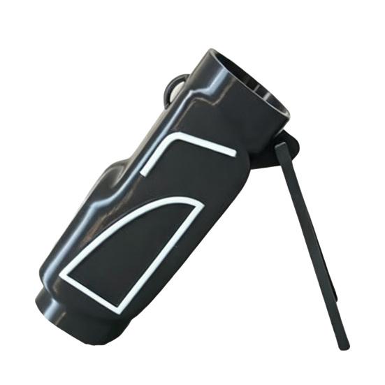 Golf Bag Pen Holder, 3D Printed Pencil Stand for Desk, Creative Golf Club Shape Organizer, Foldable Phone Stand for Office