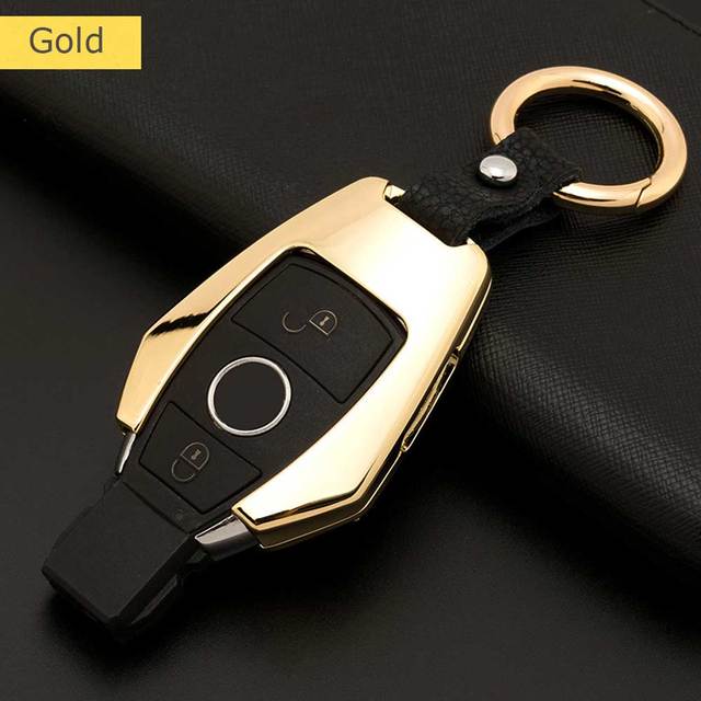 Для Mercedes Benz W204 W212 C180 GLK300 CLS CLK CLA SLK CSE Class Remote Smart Car Key Case Cover Сумка для набора ключей из цинкового сплава