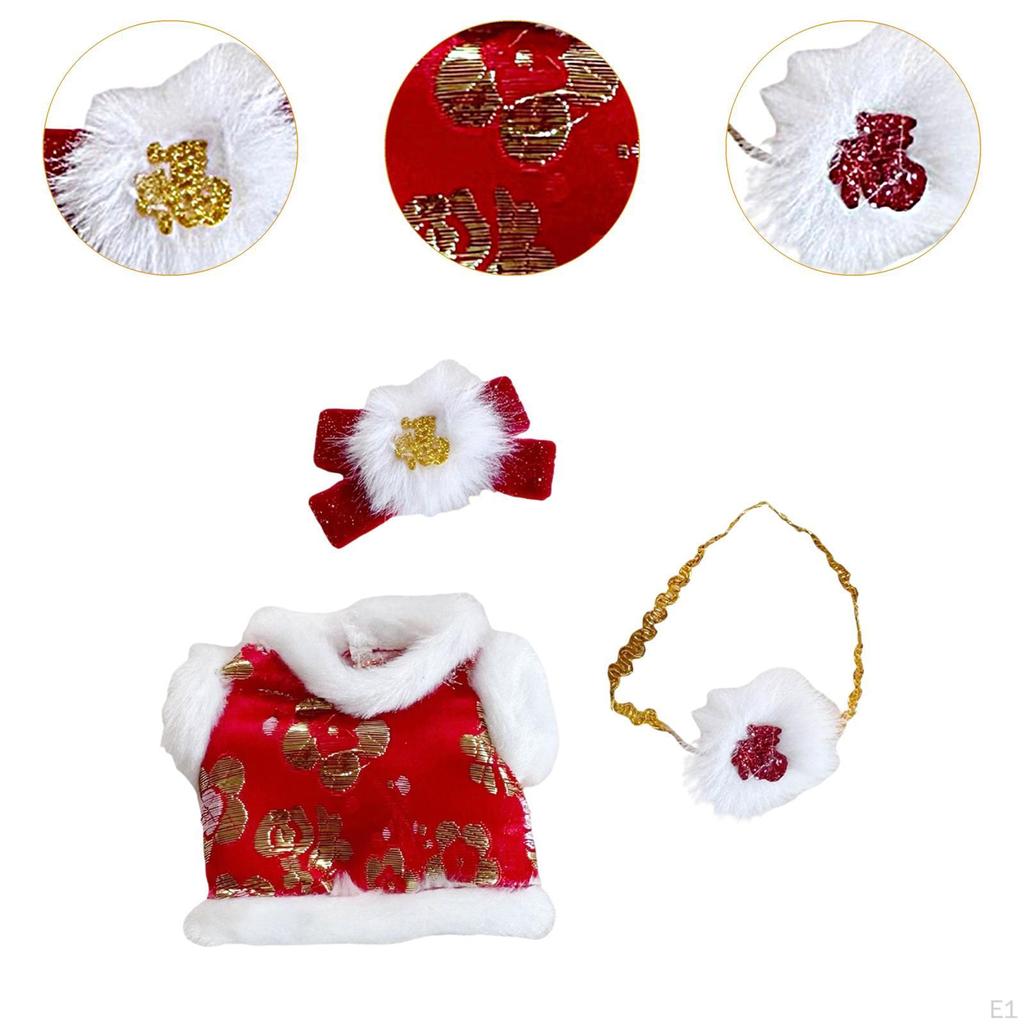 Plush Doll Clothes for 15cm-17cm Outifit Stuffed Animals Comfortable Cosplay