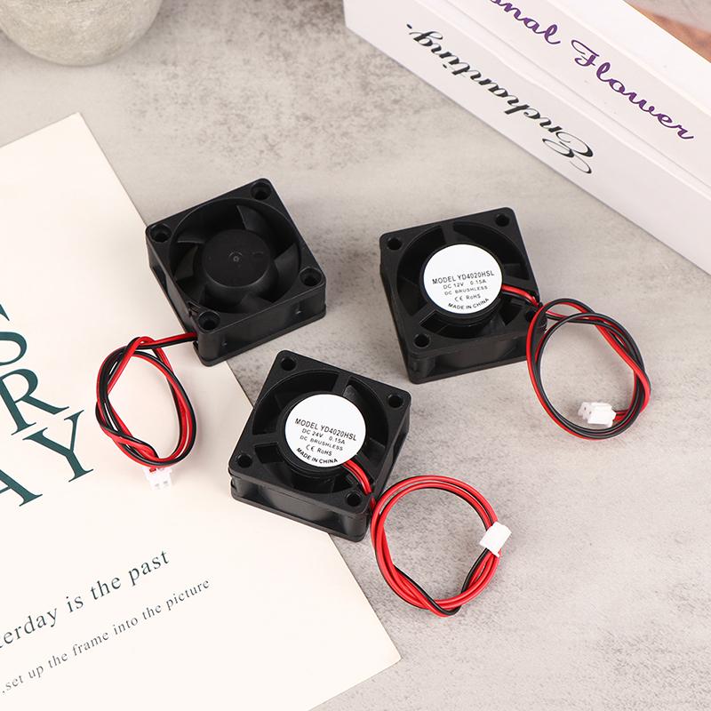 Dc 5V/12V/24V Computer Cpu Cooler Mini Cooling Fan 40Mm Small Exhaust Fan For Ender 3 Cr10 3D Printer