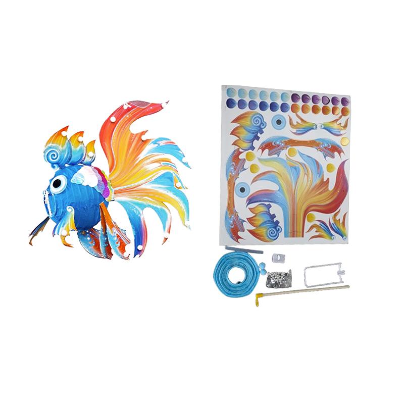 Светодиодный детский фонарь для праздника середины осени, благословение, ручной светящийся фонарь в виде рыбы, портативный светящийся фонарь в виде карпа кои