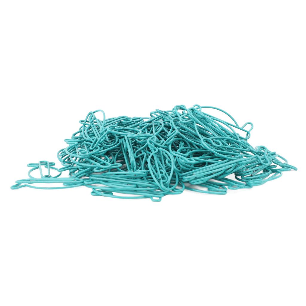 100 шт. скрепок для бумаги, многоцелевые, в форме милой рыбы, изысканные, нержавеющие металлические скрепки для домашнего хозяйства