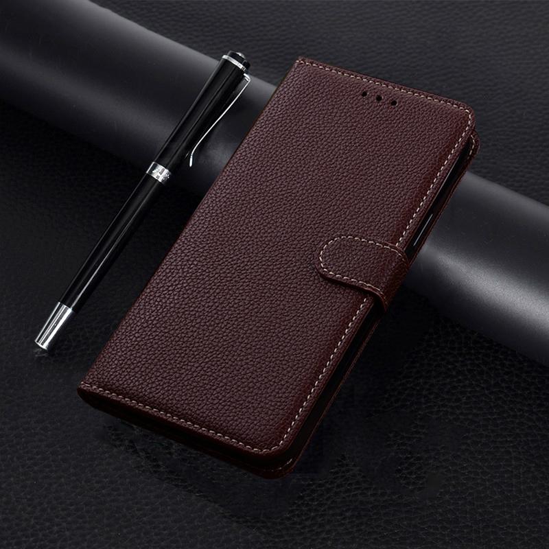 Luxury Solid Leather Flip Wallet Phone Case For Xiaomi Redmi Note 12 11 Pro 12S 11S 12 11A A1 Poco M4 X4 X5 Pro 5G 4G Stand Holder Book Cover