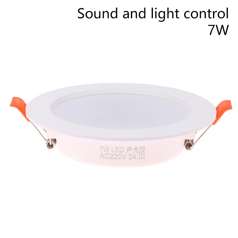 Motion Sensor Spot Led Downlight Lamparas 220V Ceiling Light 5W 7W 9W Warm/Cold White Panel Light For Hallway Stair Depot