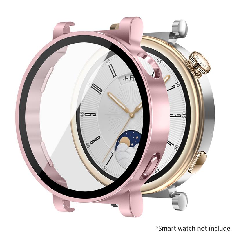 Закаленное Стекло+Чехол Для Huawei Watch GT4 46мм 41мм Полное Покрытие Бампер Защитная Пленка На Экран Чехол Для Huawei Watch GT4 Аксессуары