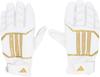 Перчатка для бейсбола/софтбола adidas Sliding LBG705, Белый/Золотой, Большой,