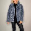 A New Winter Women's Coat with A Fashionable Lapel and Woolen Top