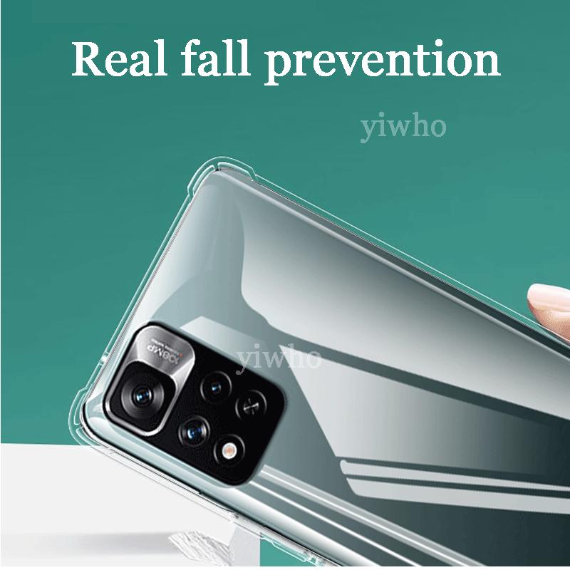 Роскошный прозрачный мягкий силиконовый чехол для Xiaomi Redmi Note 11 Pro Plus 5G, противоударный, прозрачный, Note11 Pro+ Pro + Max, чехлы-накладки