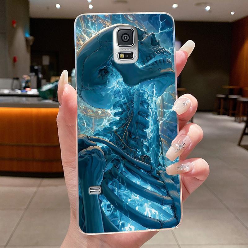 Casing For Samsung Galaxy Note 4 Note 3 Luxury Dragon Cute Cool Boys Girls Soft silicone Phone Case Back Cover Transparent Shell