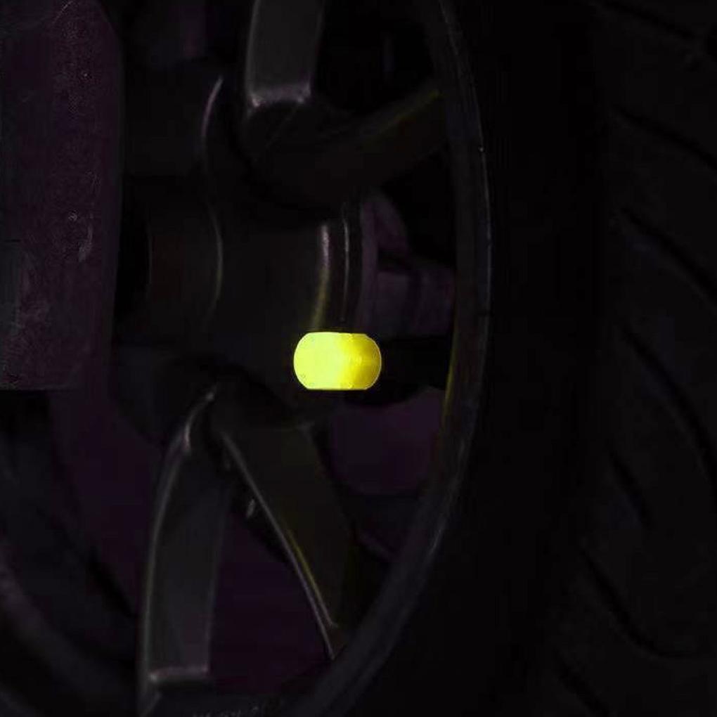 4 шт. Колпачки на автомобильные шины Универсальные Светящиеся Пластиковые Декоративные Крышки Разноцветные Светящиеся Защитники Колес Аксессуары для Велосипеда