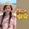 Handmade Bohemian Earrings Beach Women Jewelry Colorful Flower Earrings  Gifts