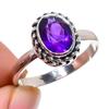 Натуральный африканский аметист драгоценный камень 925 стерлингового серебра ювелирное изделие кольцо размер 9.5 e1c81