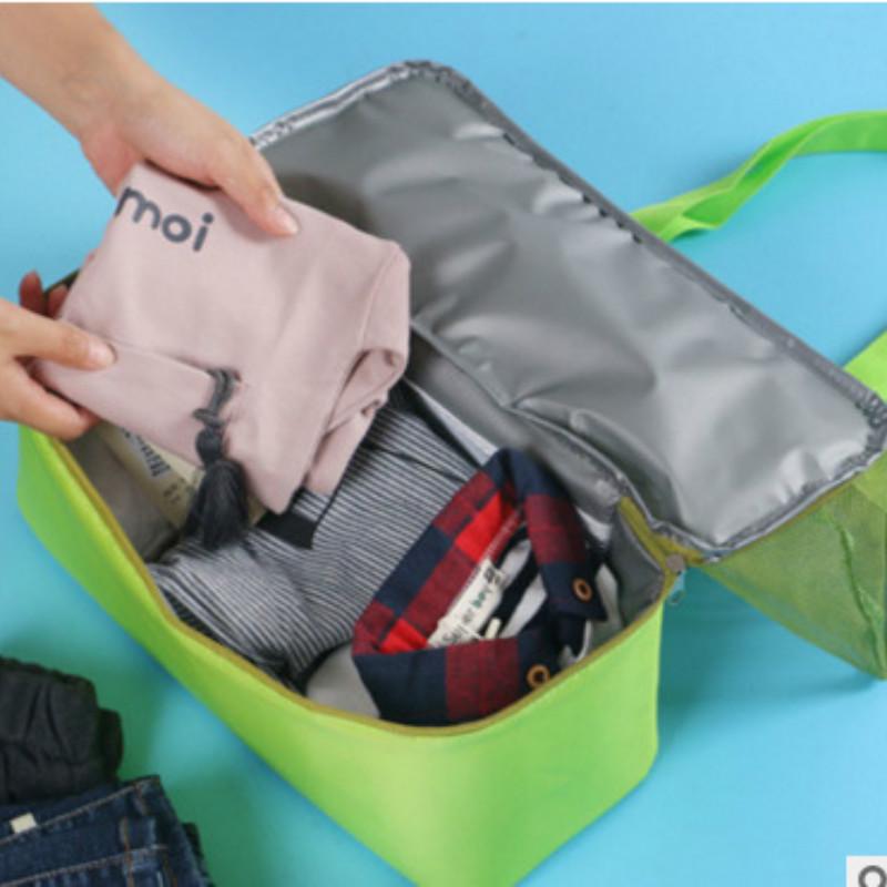 Handbag Shoulder Insulation Bag Double Picnic Bag Grid Storage Bag Ice Bag Storage Bag