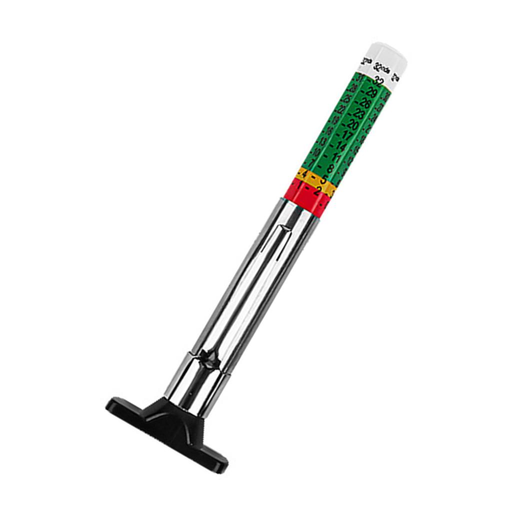 0-32nds/0-25mm Автомобильный измеритель глубины шин Универсальный автомобильный измеритель глубины протектора шин Профессиональный измеритель глубины резьбы шин