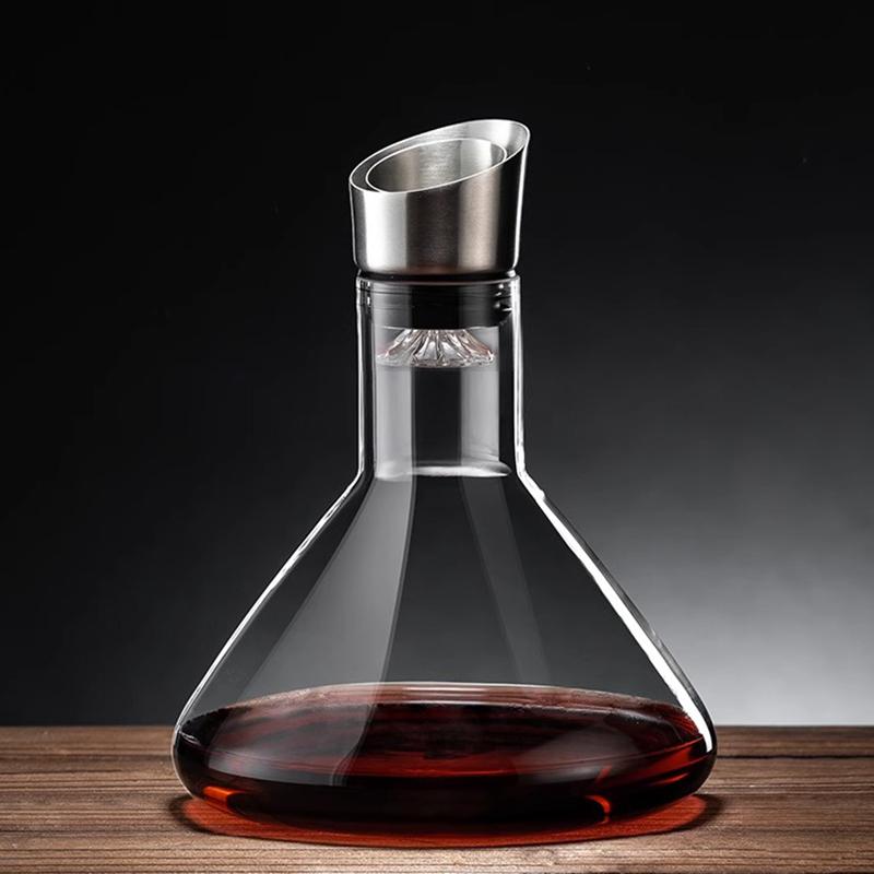 1920 мл Большая емкость Сепаратор для красного вина Легкая роскошь Винные принадлежности Ресторанный винный декантер Винные аксессуары Барная посуда Декантеры