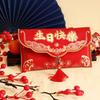 Tassels Money Red Pocket Blessing Words New Year Money Bag Brocade Red Envelope  Chinese Wedding
