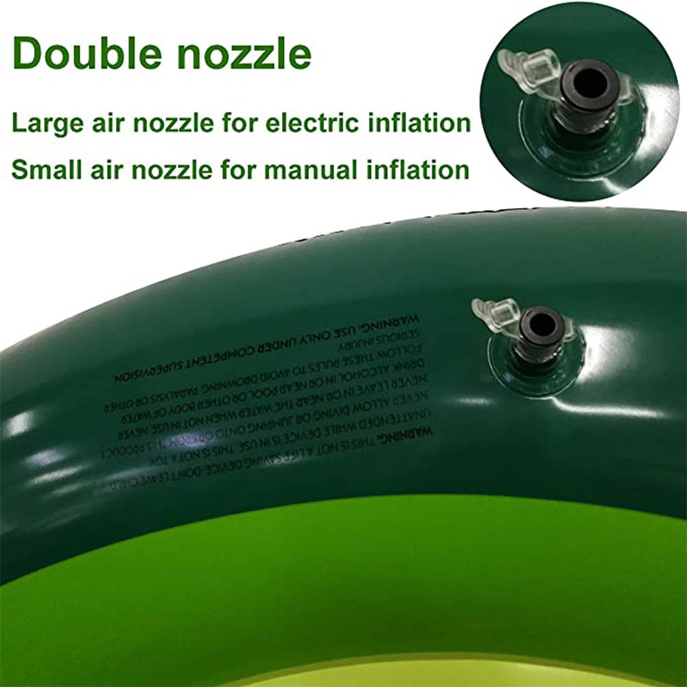 Avocado Swimming Ring With Removable Ball Pool Floats Air Mattress Pool Accessories Toys Inflatable Supplies