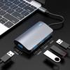 2395-0430 USB-C Hub with 4 USB 3.0 Ports 5Gbps Data Transfer Aluminum Alloy Docking Station