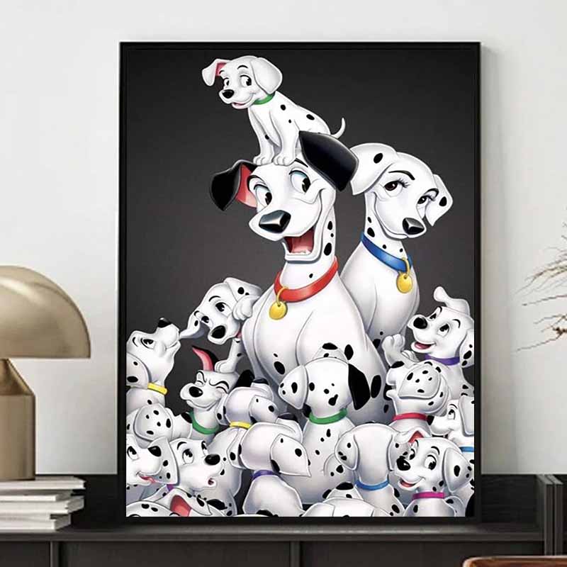 Disney Diamond Painting 101A Family Portrait of Dalmatians  Rhinestone 5D Mosaic DIY Cross Stitch Gift Home Decor