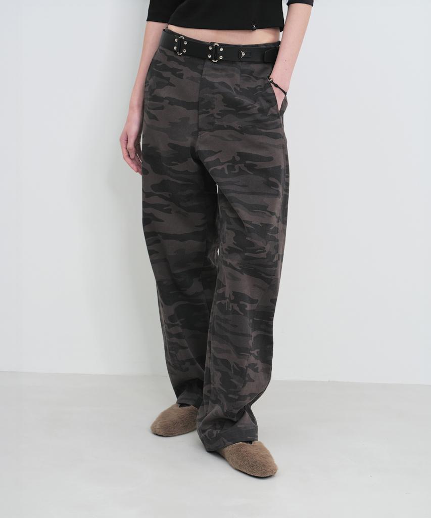 Вертикальные брюки Yunse (Camo)