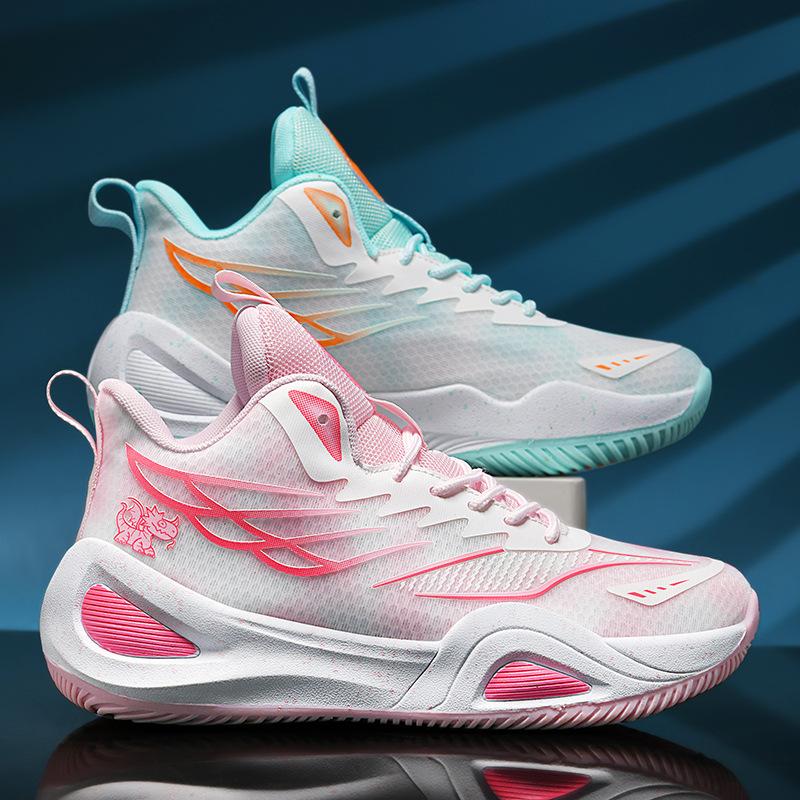 Mesh Basketball Shoes Non-slip, Wear-resistant and Shock-absorbing Professional Actual Competition Shoes, Middle School Students, Sports Shoes, Men a