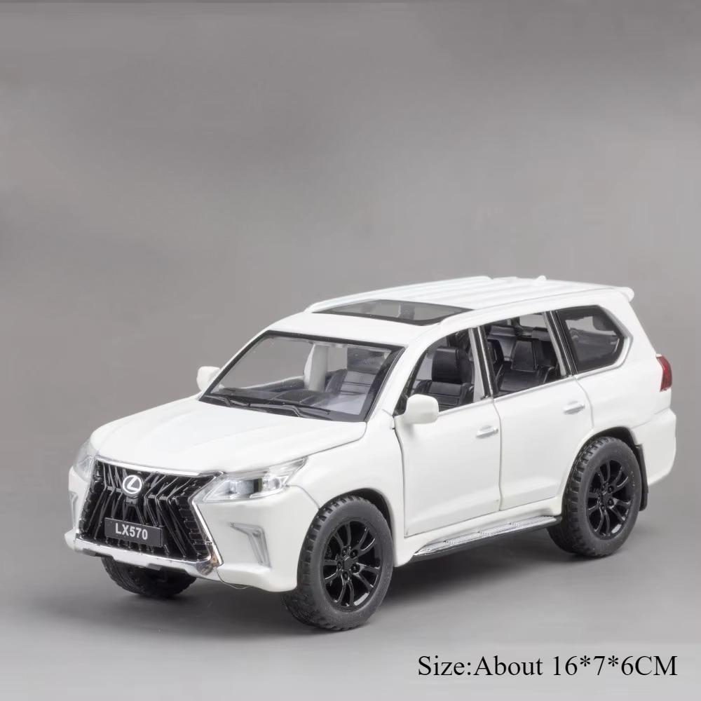 1:32 Lx570 Lm300h Модель Игрушки Литой Сплав Автомобиль 6 Открывающихся Дверей Звук Свет Откатная Миниатюрная Техника Дети Друзья Праздничные Подарки