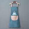 Women's Waterproof PVC Apron with Cooking Sleeves - Oil-Proof, Customizable, Half-Length Waist Design