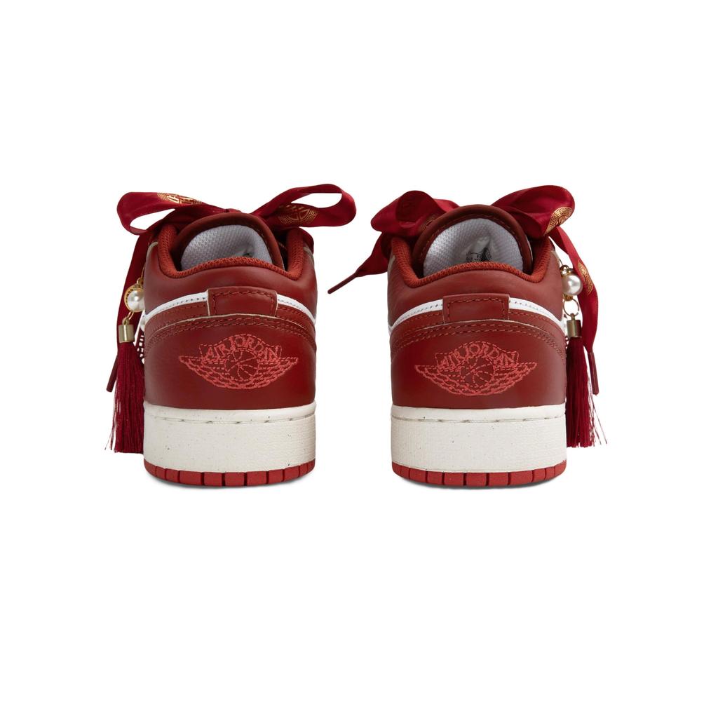 Jordan Air Jordan 1 Low top Skateboard Shoes Women's Red FJ3465-160(Team1165-)